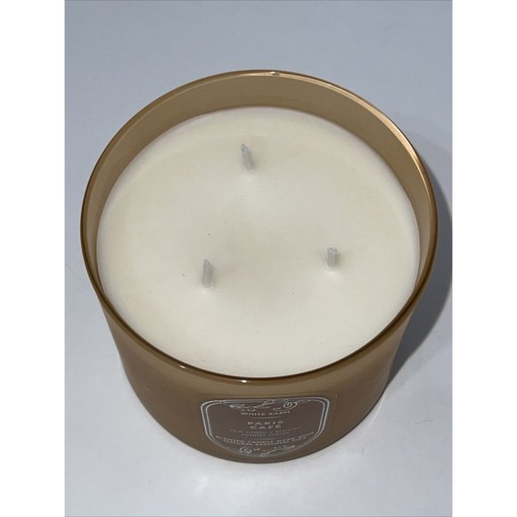 Bath & Body Works White Barn PARIS CAFE 3 wick candle 14.5 oz NEW in Box 2022 - Picture 9 of 13
